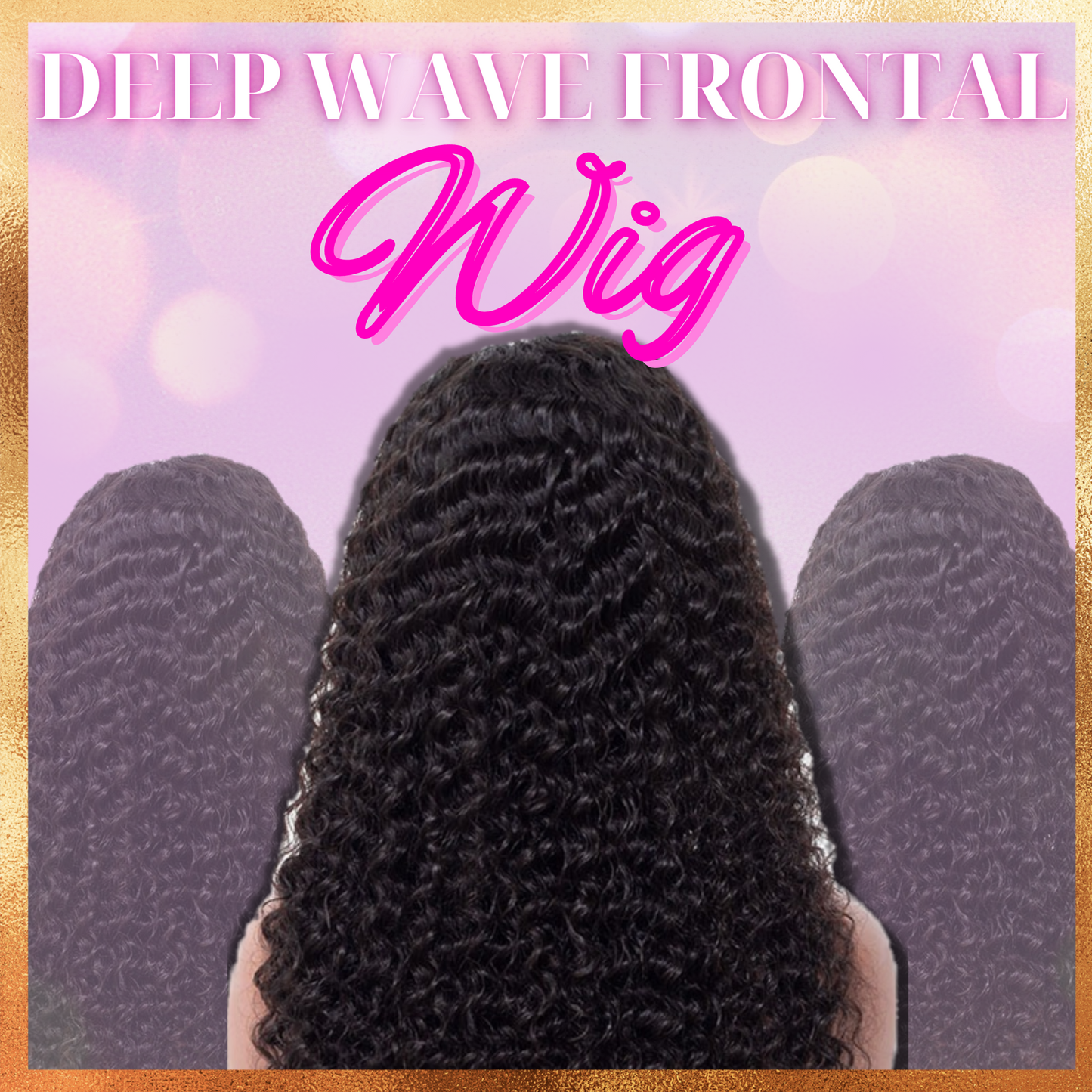 13x4 Deep Wave Frontal Wig