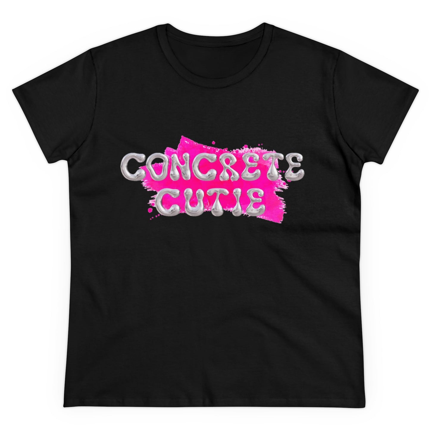 Metallic Concrete Cutie Tee