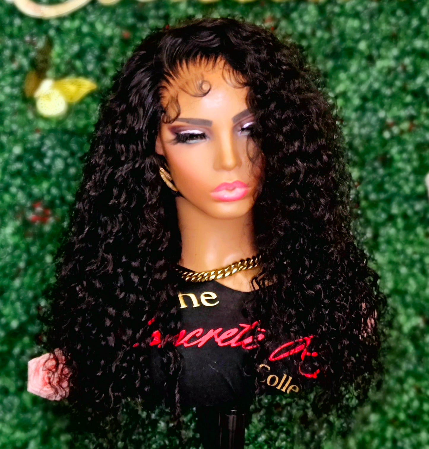 Glueless Deep Wave 5x5 Closure Wig