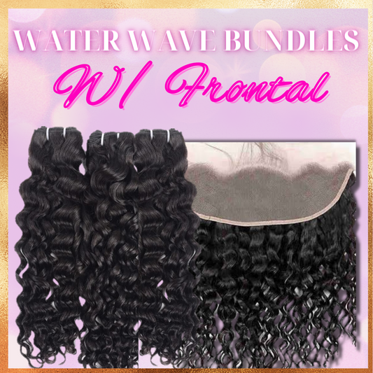 Water Wave Bundles with Frontal
