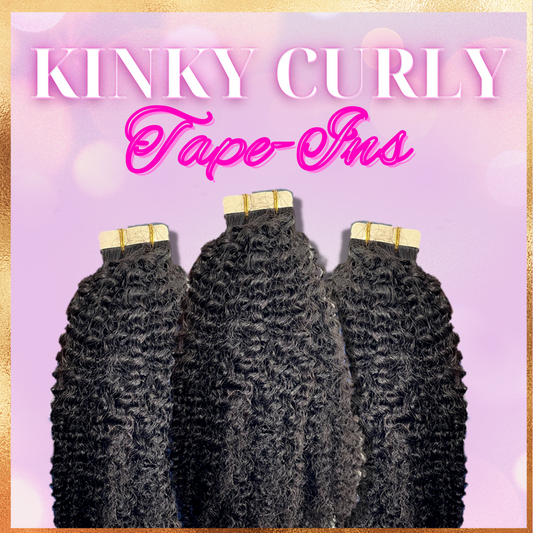 Kinky Curly Tape-Ins (40 pieces)