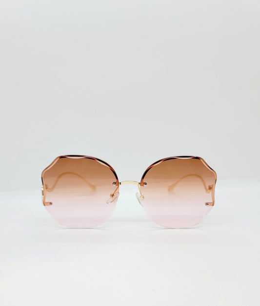 Retro Rimless Sunglasses (variety of colors)